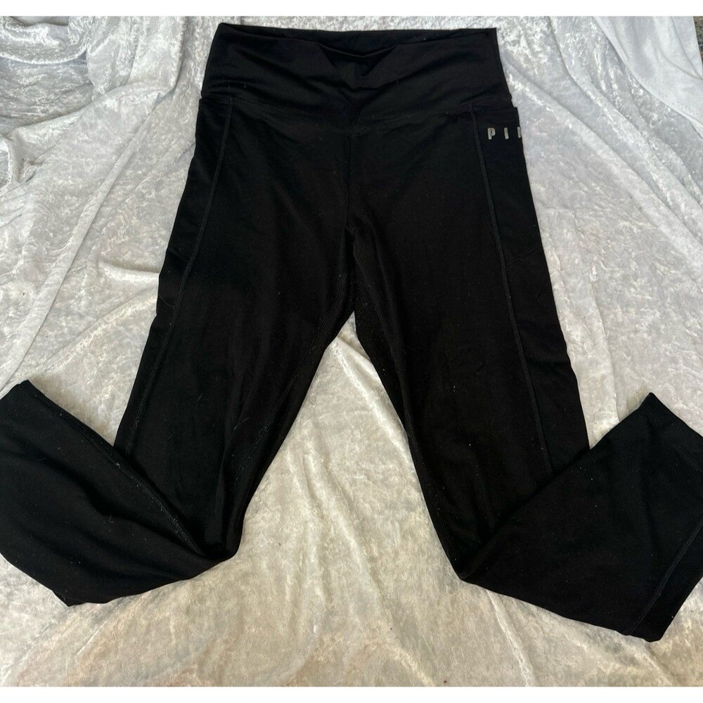PINK Victoria’s Secret black Leggings L